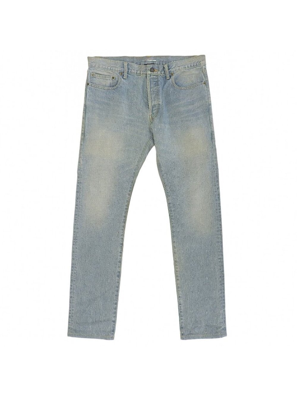 Saint Laurent Paris Cotton 100% Hedi Slimane Era Vintage Wash Denim Pants 34